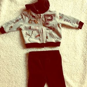 Cotton Hoodie & Jogger Set